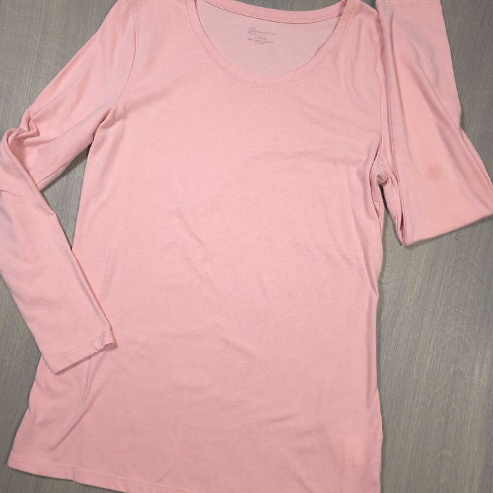 No Boundaries Pink Long Sleeve T-Shirt Large